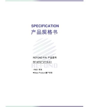 جلد سند PDF - ماژول LED 2835 سری 18 وات - 582x24x6 میلی‌متر - 41.6-52.8 ولت - 14.976-19.1 وات - CCT 2870-5250K - برگه اطلاعات فنی