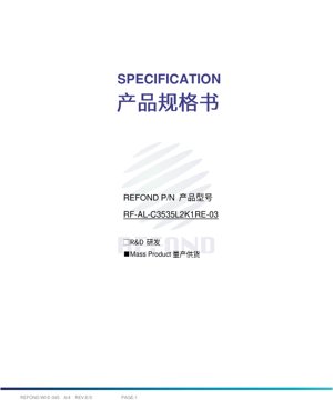 PDF Belge Kapağı - LED Kırmızı 3.45x3.45x2.20mm - İleri Voltaj 2.0V - Güç 0.7W - Baskın Dalga Boyu 620-630nm - Teknik Özellikler